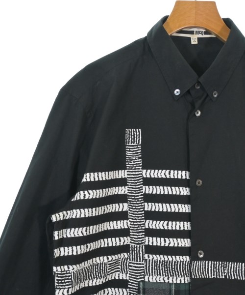 McQ（マックキュー）カジュアルシャツ 黒 サイズ:52(XL位) メンズ/2200661681145