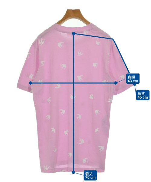 McQ（マックキュー）Tシャツ・カットソー ピンク サイズ:L レディース/2200709980148