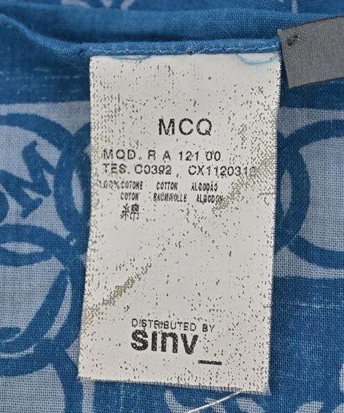 McQ（マックキュー）ストール 青 サイズ:- メンズ/2200691728278