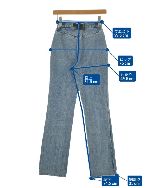 alexanderwang デニムパンツ Sサイズ ALEXANDER WANG（アレキサンダーワン）デニムパンツ 青 サイズ:24(S位