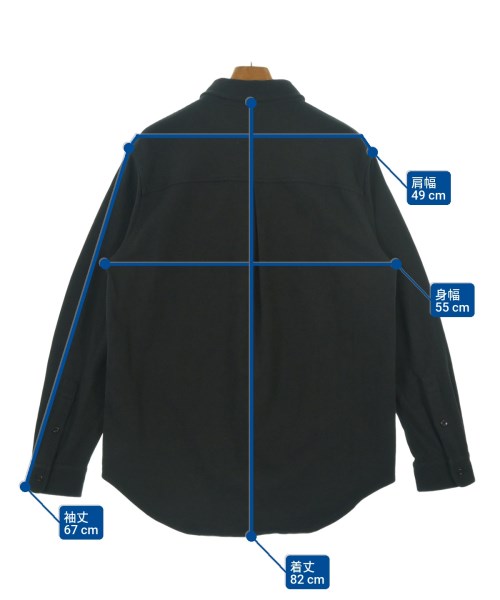 ALEXANDER WANG（アレキサンダーワン）カジュアルシャツ 黒 サイズ:M メンズ/2200638045048