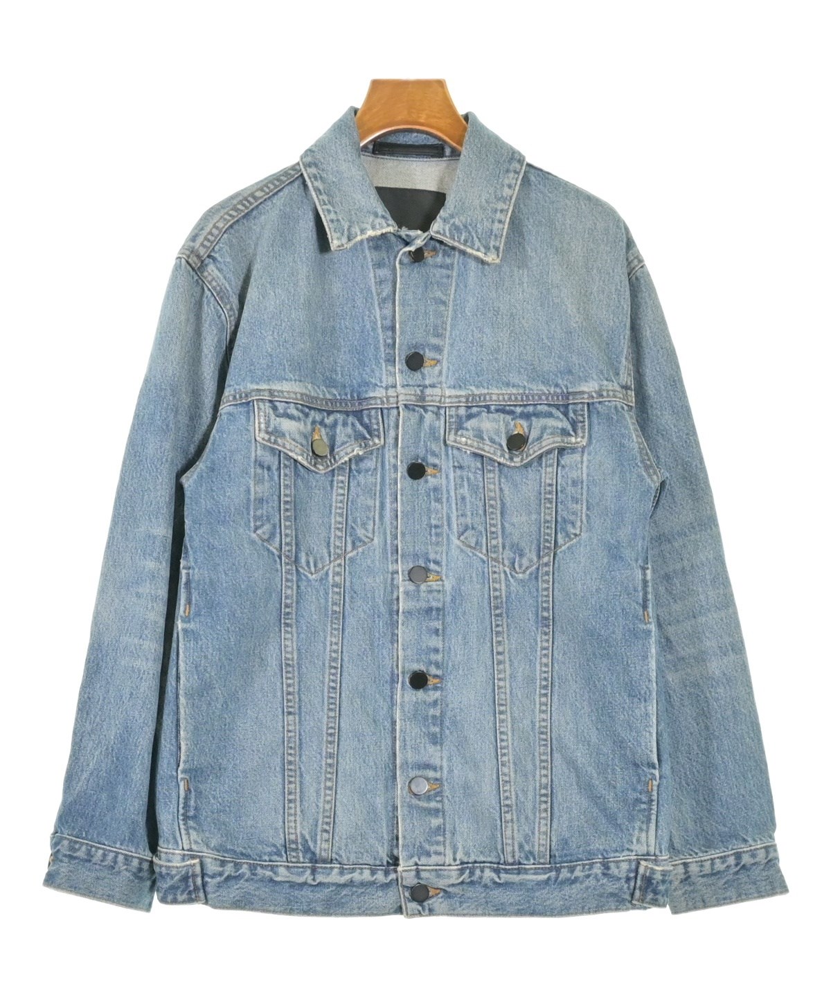 Alexander Wang デニムジャケット ロゴプリントライトブルー Alexander Wang - Alexander Wang デニムジャケット ロゴ