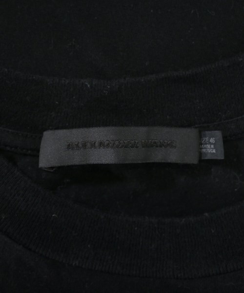 ALEXANDER WANG（アレキサンダーワン）Tシャツ・カットソー 黒 サイズ:46(M位) メンズ/2200619857059