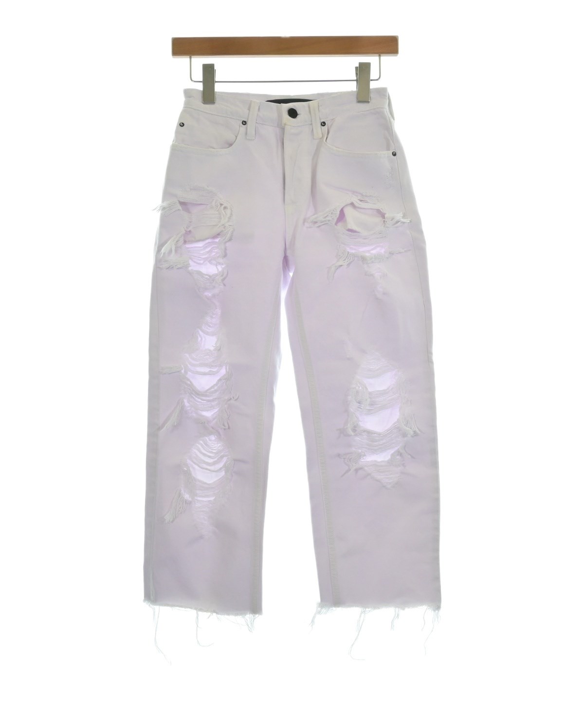 alexanderwang デニムパンツ Sサイズ ALEXANDER WANG（アレキサンダーワン）デニムパンツ ピンク サイズ:24