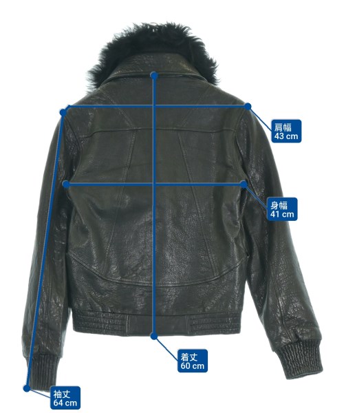 ALEXANDER WANG（アレキサンダーワン）ライダース 黒 サイズ:0(XS位) レディース/2200628801036