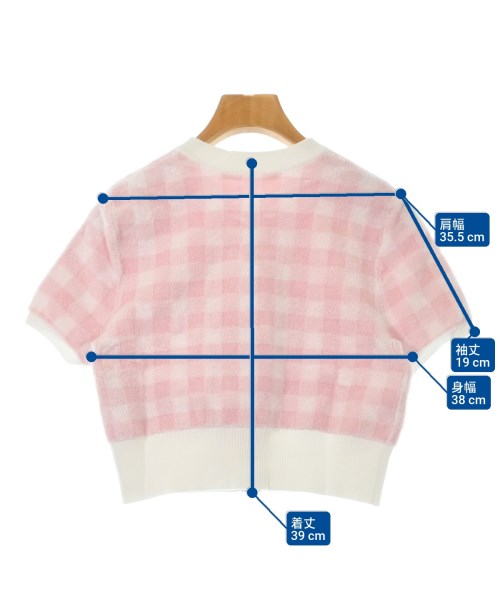 ALEXANDER WANG（アレキサンダーワン）カーディガン ピンク サイズ:S レディース/2200629825215