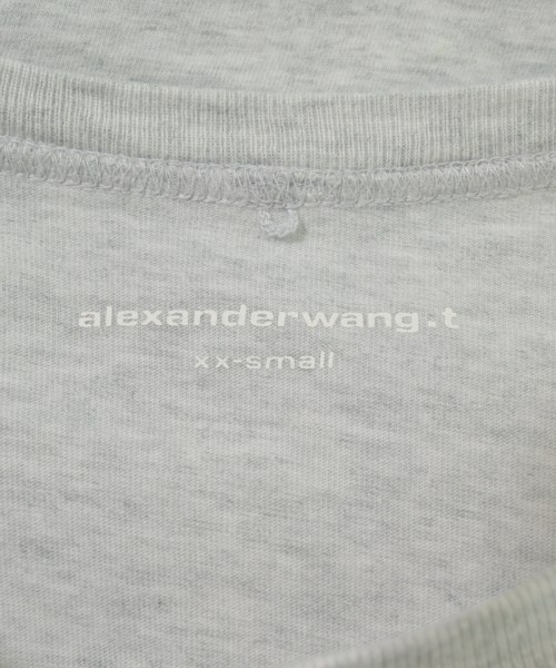 ALEXANDER WANG（アレキサンダーワン）Tシャツ・カットソー グレー サイズ:XXS レディース/2200631535058