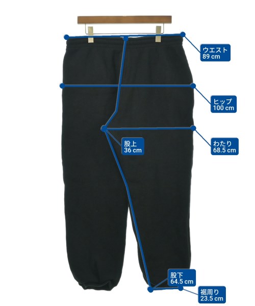 ALEXANDER WANG（アレキサンダーワン）スウェットパンツ 黒 サイズ:L メンズ/2200619685300