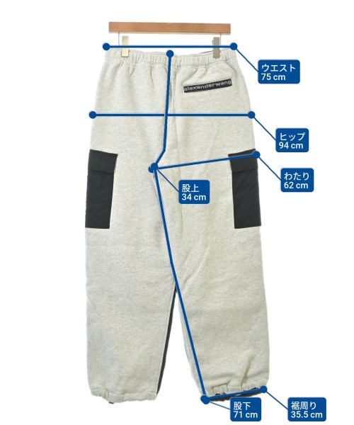 ALEXANDER WANG（アレキサンダーワン）スウェットパンツ 黒 サイズ:S メンズ/2200614956016