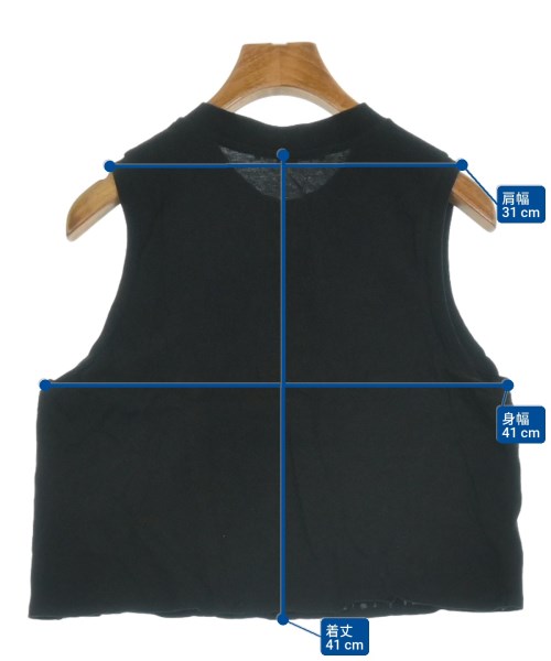 ALEXANDER WANG（アレキサンダーワン）Tシャツ・カットソー 黒 サイズ:XS レディース/2200616537077