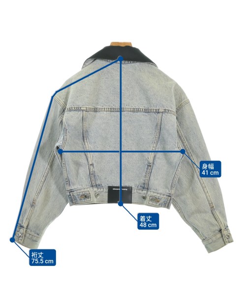 ALEXANDER WANG（アレキサンダーワン）デニムジャケット 青 サイズ:XS レディース/2200669845075