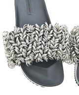 ALEXANDER WANG（アレキサンダーワン）サンダル シルバー サイズ:EU37(23.5cm位) レディース/2200675694025
