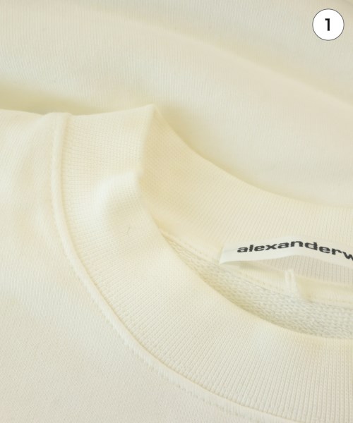 ALEXANDER WANG（アレキサンダーワン）スウェット 白 サイズ:XS メンズ/2200677460079