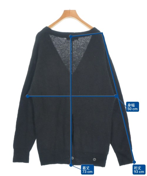 ALEXANDER WANG（アレキサンダーワン）カーディガン 黒 サイズ:S レディース/2200693519010