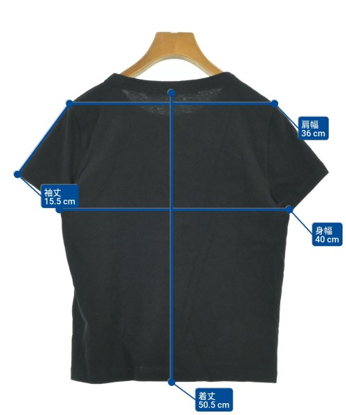 ALEXANDER WANG（アレキサンダーワン）Tシャツ・カットソー 黒 サイズ:M レディース/2200697631053
