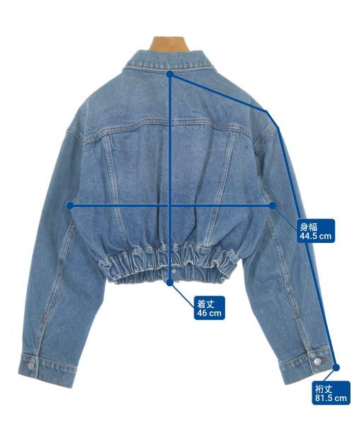 ALEXANDER WANG（アレキサンダーワン）デニムジャケット 青 サイズ:S レディース/2200657003326