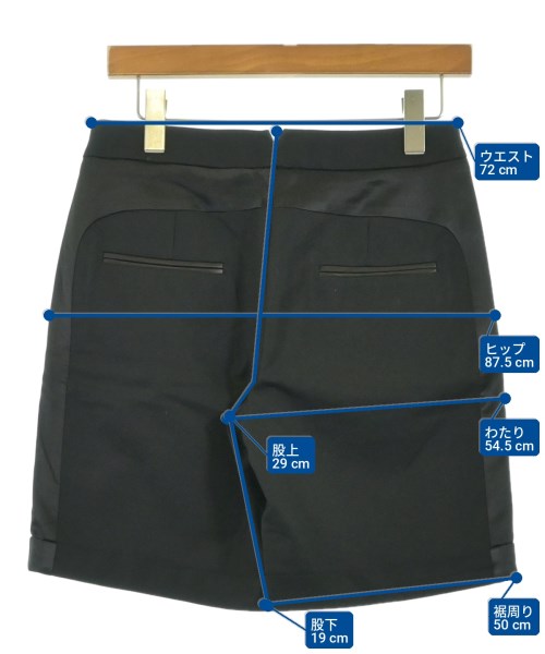 ALEXANDER WANG（アレキサンダーワン）ショートパンツ 黒 サイズ:0(XS位) レディース/2200709943297