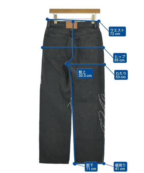 ALEXANDER WANG（アレキサンダーワン）デニムパンツ 黒 サイズ:25(S位) レディース/2200717638017