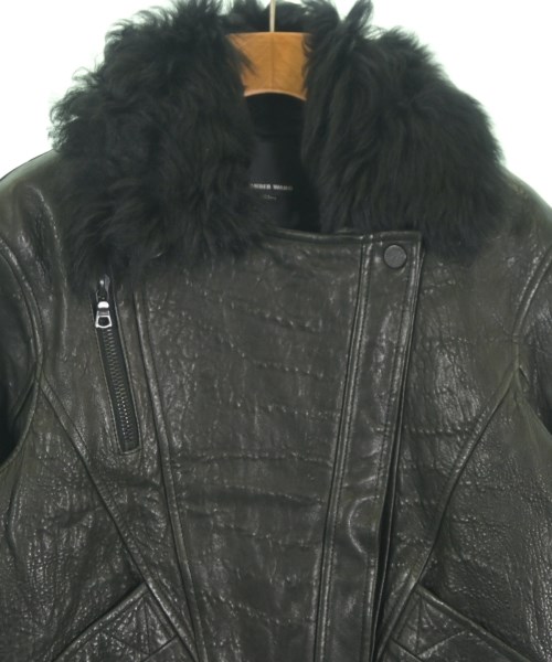 ALEXANDER WANG（アレキサンダーワン）ライダース 黒 サイズ:4(XL位) レディース/2200645698015