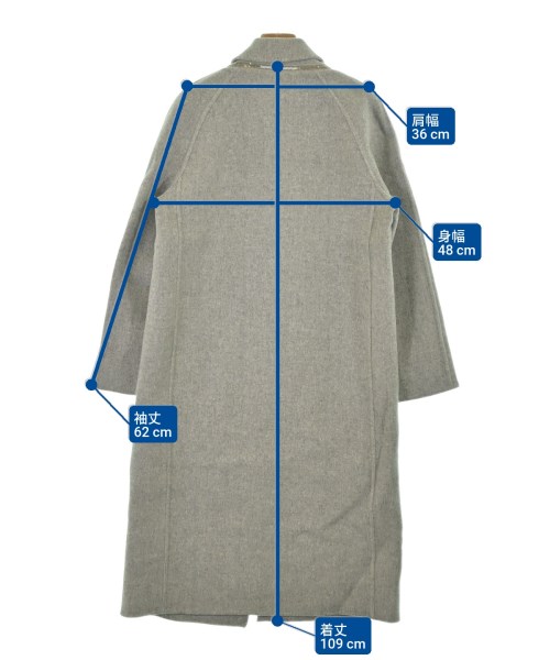 ALEXANDER WANG（アレキサンダーワン）ステンカラーコート グレー サイズ:XS レディース/2200654124222