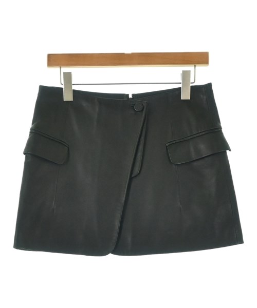 ALEXANDER WANG(アレキサンダーワン)ミニスカート 黒 サイズ:4(XL位)/2200703503077