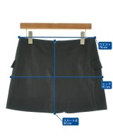 ALEXANDER WANG（アレキサンダーワン）ミニスカート 黒 サイズ:4(XL位) レディース/2200703503077