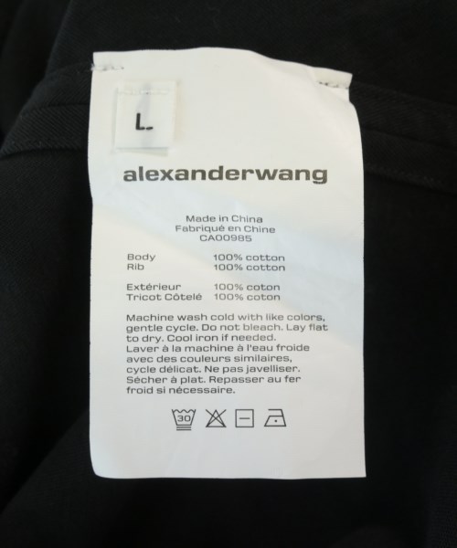 ALEXANDER WANG（アレキサンダーワン）ノースリーブ 黒 サイズ:L レディース/2200703555892