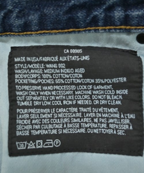 ALEXANDER WANG（アレキサンダーワン）デニムパンツ 青 サイズ:24(S位) レディース/2200706757125