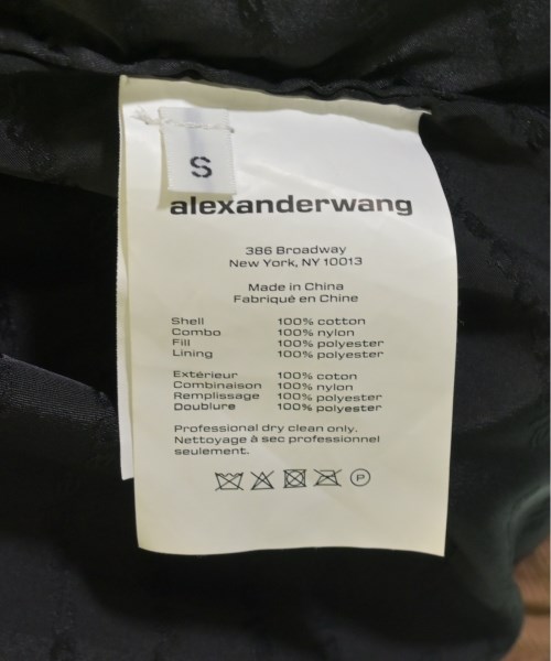 ALEXANDER WANG（アレキサンダーワン）ダウンジャケット/ダウンベスト ベージュ サイズ:S メンズ/2200707849225
