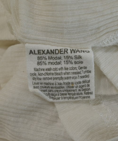 ALEXANDER WANG（アレキサンダーワン）Tシャツ・カットソー 白 サイズ:S レディース/2200709068112