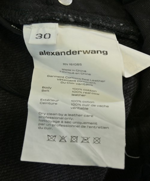 ALEXANDER WANG（アレキサンダーワン）デニムパンツ 黒 サイズ:30(M位) メンズ/2200708926529