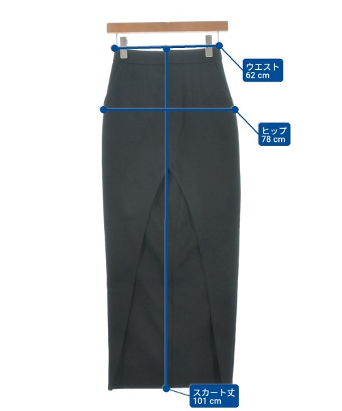 ALEXANDER WANG（アレキサンダーワン）ロング・マキシ丈スカート 黒 サイズ:24(XS位) レディース/2200709808305