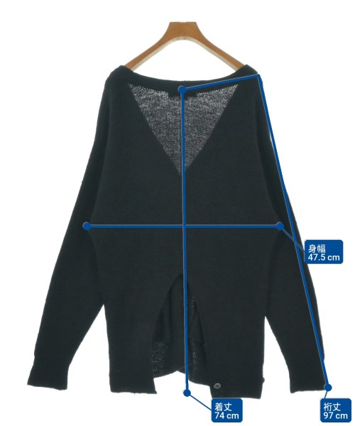 ALEXANDER WANG（アレキサンダーワン）カーディガン 黒 サイズ:XS レディース/2200662993209