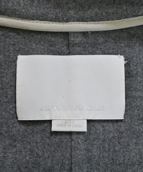 ALEXANDER WANG（アレキサンダーワン）カジュアルジャケット グレー サイズ:2(M位) レディース/2200664314101