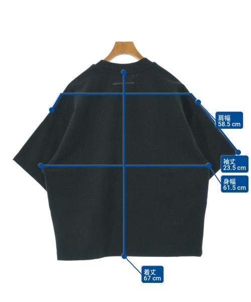 ALEXANDER WANG（アレキサンダーワン）Tシャツ・カットソー 黒 サイズ:S メンズ/2200725389024