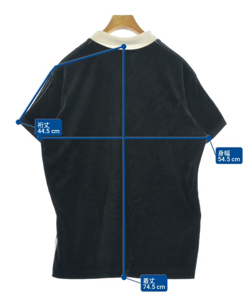 ALEXANDER WANG（アレキサンダーワン）ポロシャツ 黒 サイズ:2XO(XXL位) メンズ/2200724809066