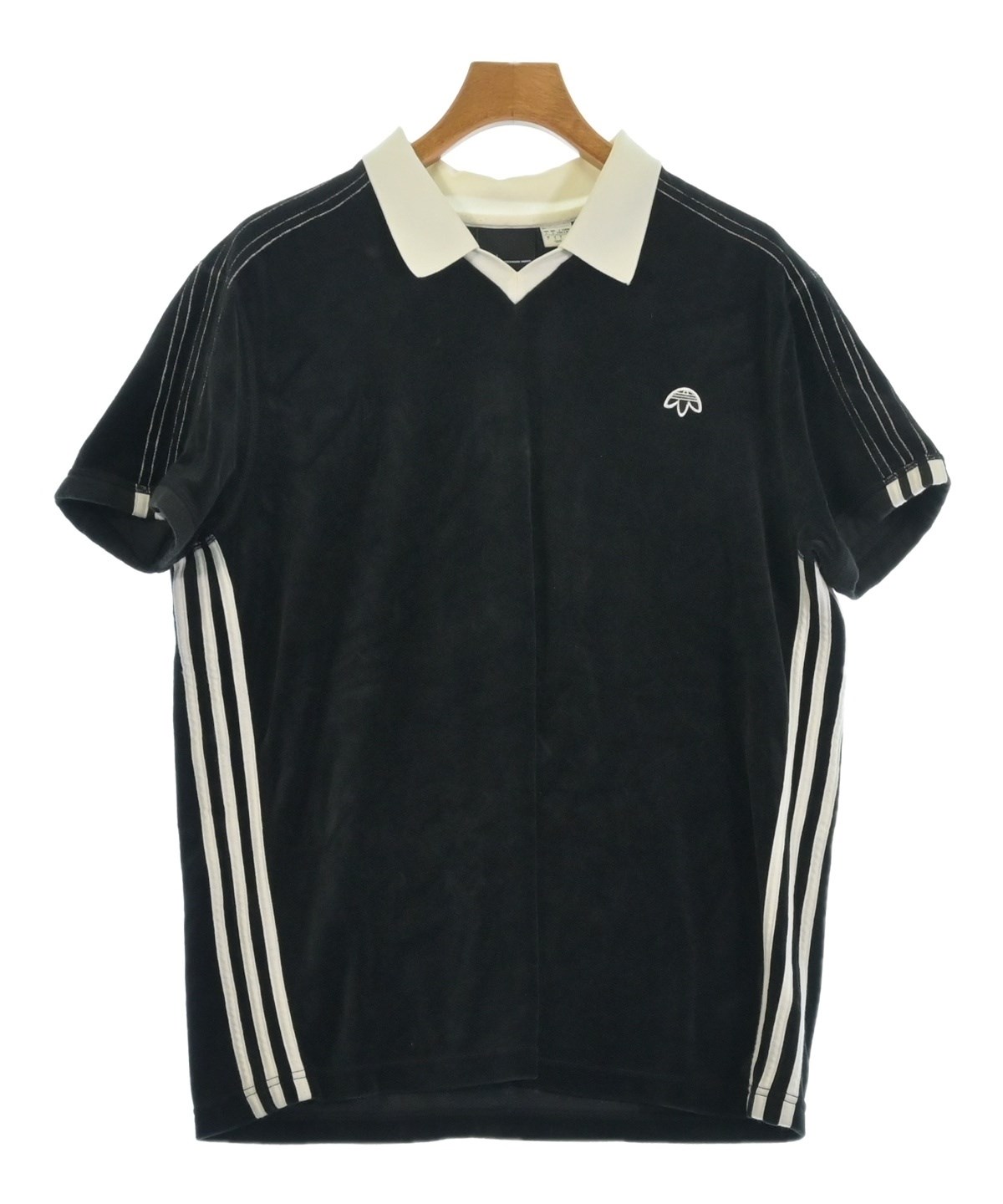 ALEXANDER WANG（アレキサンダーワン）ポロシャツ 黒 サイズ:2XO(XXL位