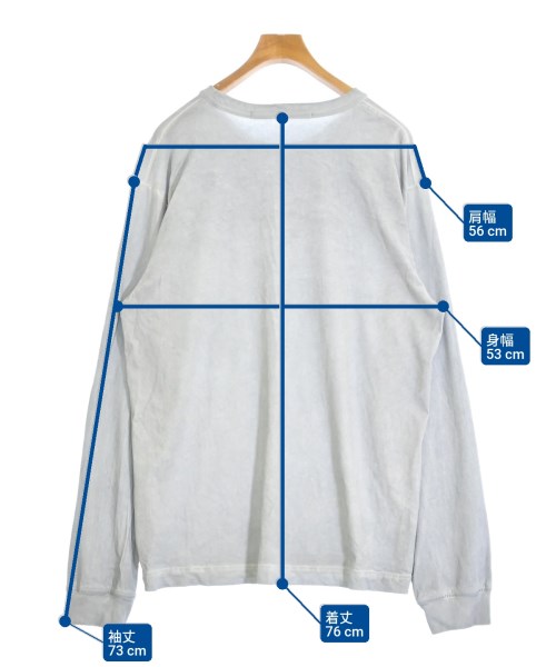 ALEXANDER WANG（アレキサンダーワン）Tシャツ・カットソー グレー サイズ:L メンズ/2200683964073