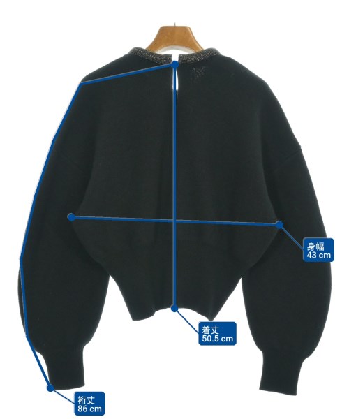 ALEXANDER WANG（アレキサンダーワン）ニット・セーター 黒 サイズ:XS レディース/2200689648021