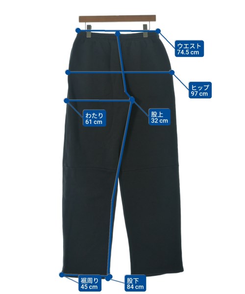ALEXANDER WANG（アレキサンダーワン）スウェットパンツ 黒 サイズ:XS メンズ/2200690504026