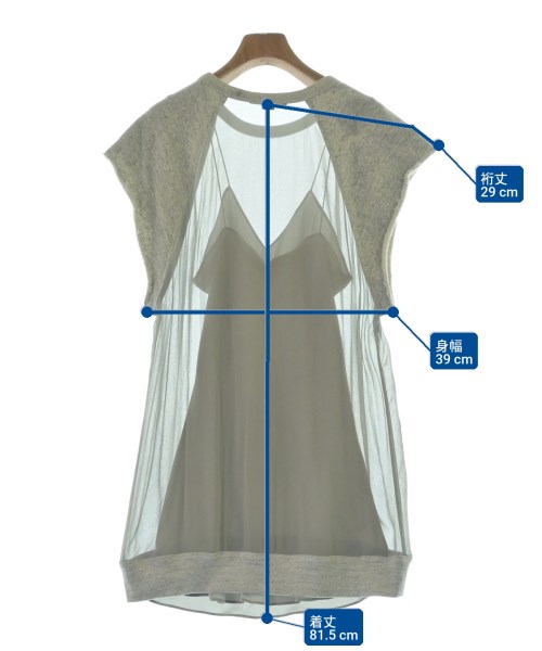 ALEXANDER WANG（アレキサンダーワン）ワンピース グレー サイズ:S レディース/2200691416137
