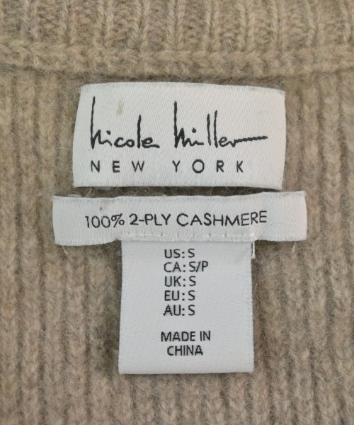 nicole miller（ニコール　ミラー）ニット・セーター ベージュ サイズ:S レディース/2200672523014