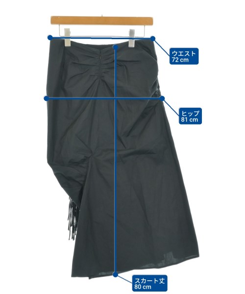 TORY BURCH（トリーバーチ）ひざ丈スカート 黒 サイズ:3(M位) レディース/2200636216129