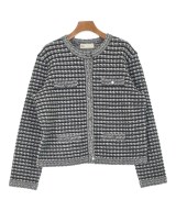 TORY BURCH（トリーバーチ）ノーカラージャケット 黒 サイズ:L レディース/2200636499034