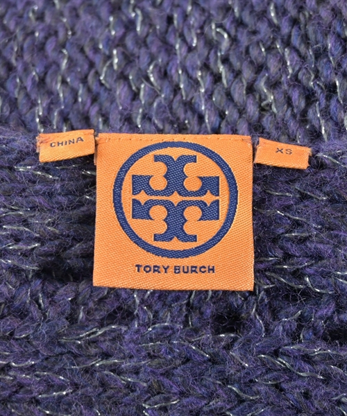 TORY BURCH（トリーバーチ）カーディガン 紫 サイズ:XS レディース/2200638464184