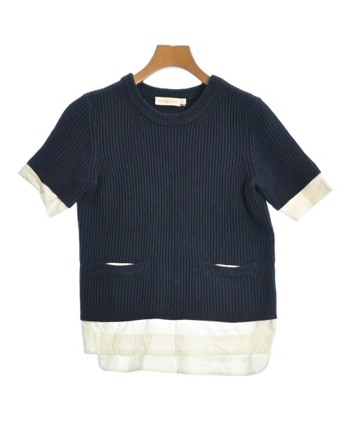 TORY BURCH(トリーバーチ)ニット・セーター 紺 サイズ:XS/2200629284050