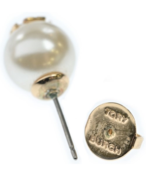 TORY BURCH（トリーバーチ）ピアス 白 サイズ:- レディース/2200622442112