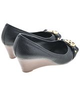 TORY BURCH（トリーバーチ）パンプス 黒 サイズ:US7(24cm位) レディース/2200622518053