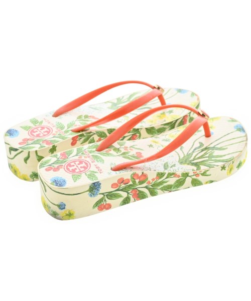 TORY BURCH（トリーバーチ）サンダル オレンジ サイズ:US7(24cm位) レディース/2200626803032