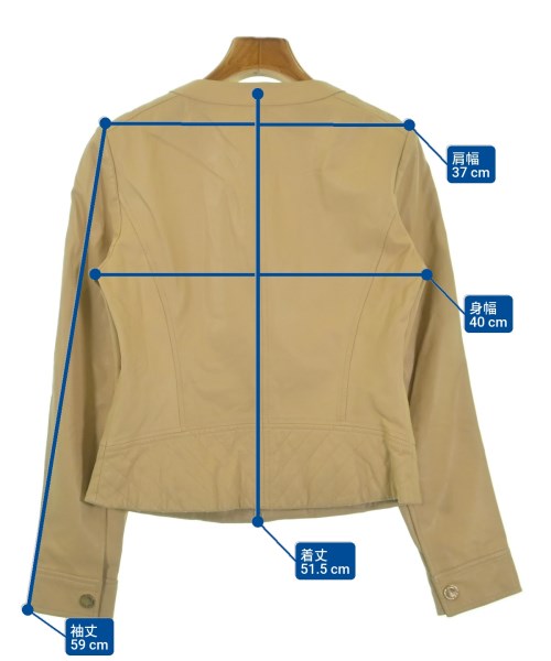 TORY BURCH（トリーバーチ）ライダース ベージュ サイズ:2(M位) レディース/2200612837126